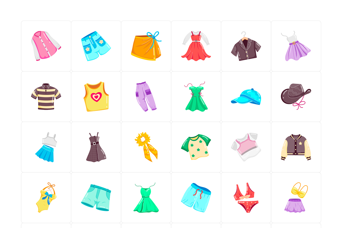 Clothing and Accessories Sticker, an Emoji Icon by Vectors Market (Photo 5 of 6)