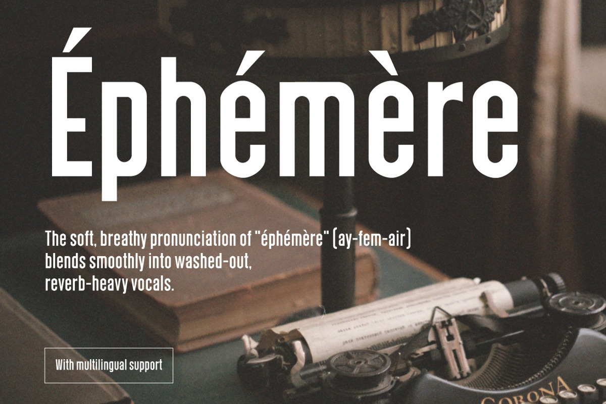 Indie Club - Tall Condensed Sans, a Sans Serif Font by ashenterprise (Photo 5 of 9)