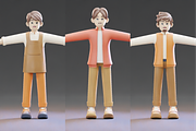Male Avatar 3D Character Model, a Characters & Person 3D Model by Dudukbersama (Thumbnail 1 of 4)