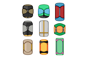 Different compression bags vector, an Object Illustration by pikepicture