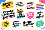 Bouncy Ink - Playful Hand-Drawn Font, a Handwritten Font by brandingpro (Thumbnail 3 of 4)
