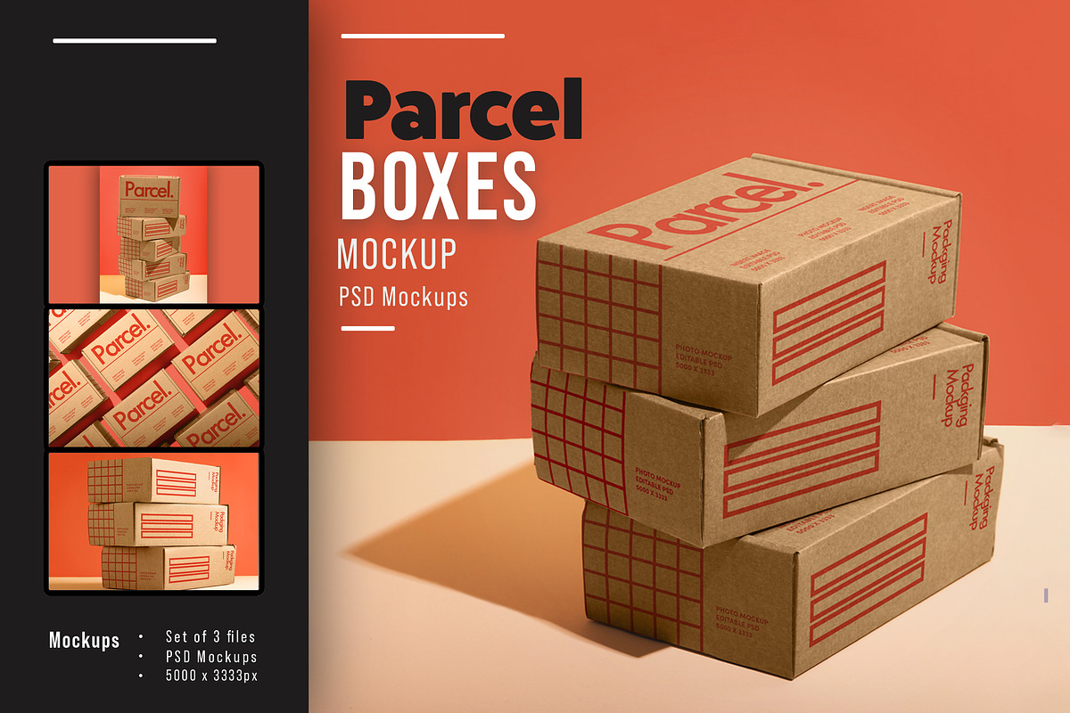 Parcels, a Product Mockup by wavebreak (Photo 5 of 5)