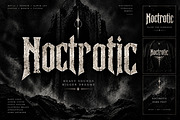 Noctrotic, a Blackletter Font by Wow Magic (Thumbnail 5 of 5)