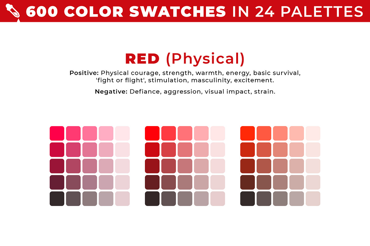 600 color swatches in 24 palettes preview 3