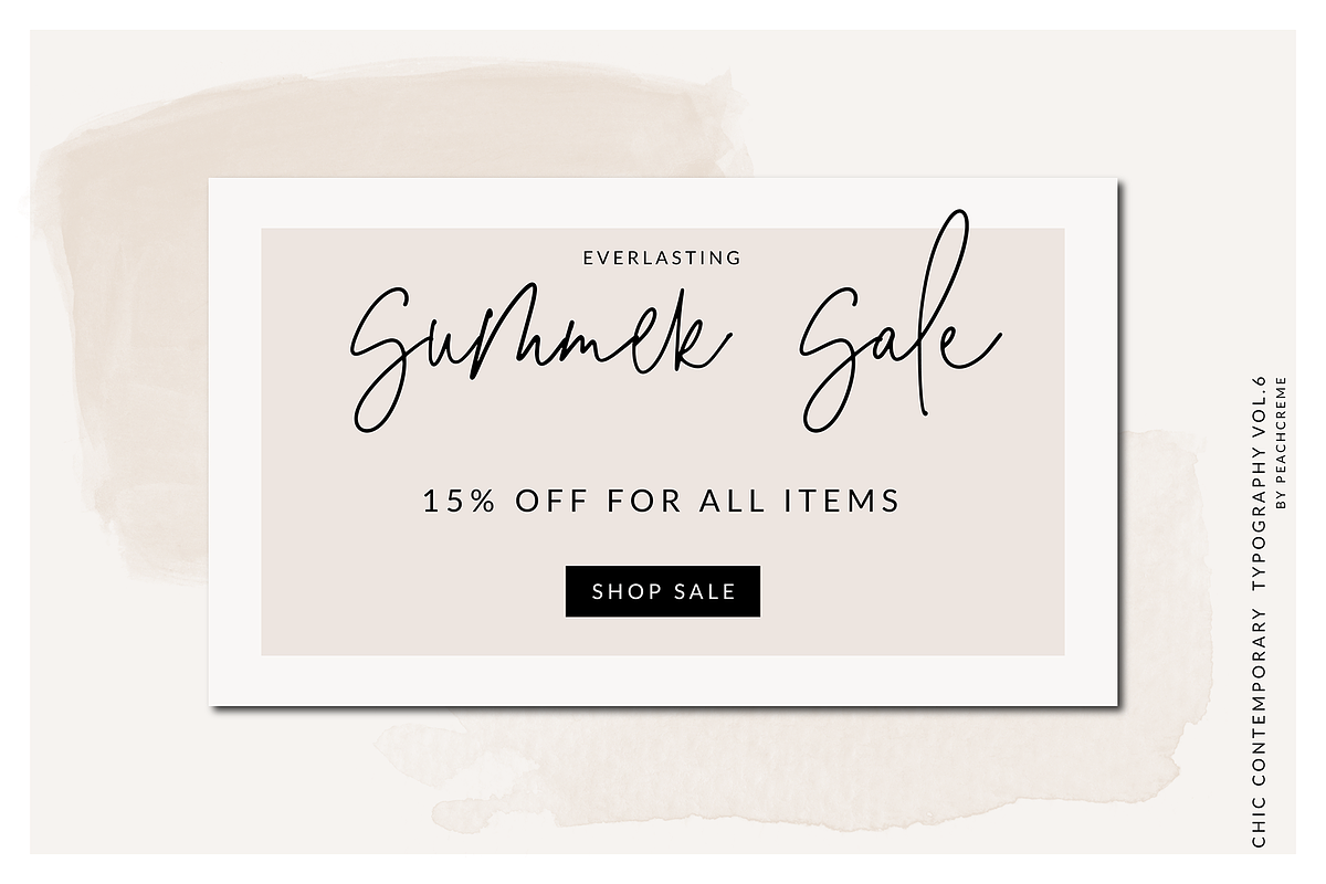 The Styled Edit- Chic Ligature Font, a Handwritten Font by PeachCreme (Photo 10 of 13)