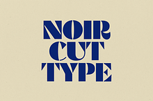 Noir Cut Font