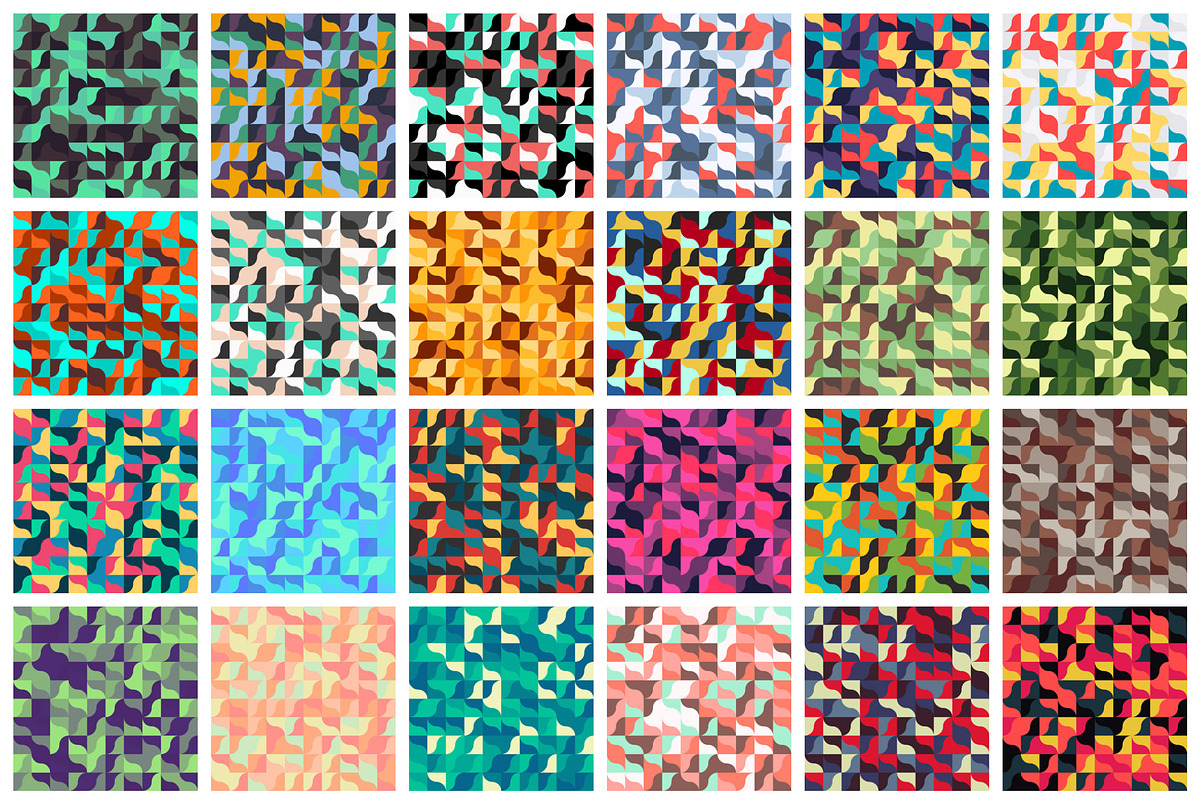 circle mania - seamless patterns, a Pattern Graphic by Lukino (Photo 5 of 5)