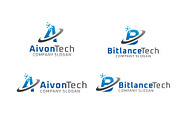 A to Z Tech Company Letter Logo Set, an Object Graphic by FarhanYousaf (Thumbnail 4 of 5)
