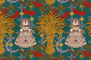 Slavic Harvest Folk Doll, a Pattern Graphic by NayaChu (Thumbnail 1 of 6)