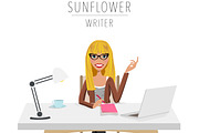 Writer / Blogger Portrait Creator, a Person Illustration by Lauren Lesley Studio (Thumbnail 33 of 33)