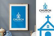 Church Logo Design Template, a Branding & Logo Template by Logo Lab (Thumbnail 1 of 4)