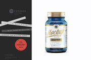 Bottle Capsules Mockup, a Packaging Mockup by Reformer Mockup (Thumbnail 5 of 6)