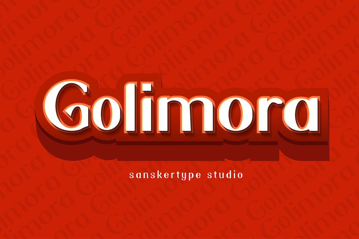 Golimora – Modern Serif Typeface, a Font by Sanskertype Studio (Photo 5 of 7)