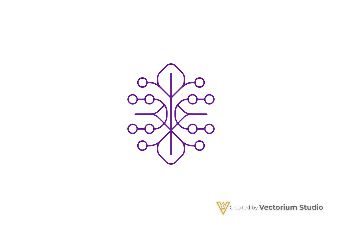 Abstract Plant Tech Logo, a Branding & Logo Template by Vectorium Studio (Photo 9 of 16)
