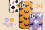 Halloween Funny Patterns Pack, a Pattern Graphic by Katrinelly (Thumbnail 3 of 13)
