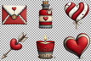Watercolor Soft Love Clipart, an Illustration by Sublimation Artist (Thumbnail 4 of 6)
