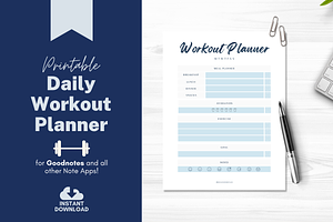 Daily Workout Planner PDF