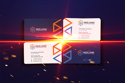 engineering and construction busines, a Business Card Template by Indigo Graphic Shop