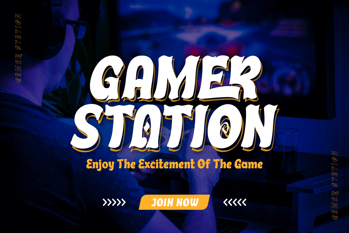 Sycero - Game Display Font, a Sans Serif Font by twinstd (Photo 8 of 10)