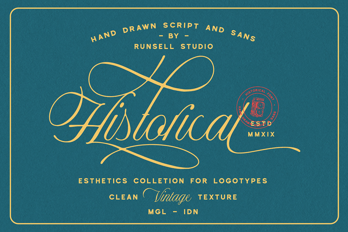 Historical - Handdrawn Font