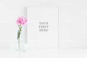 Print mockup 12x16 30x40 3:4 peony, a Print Template by Grace White (Thumbnail 1 of 4)