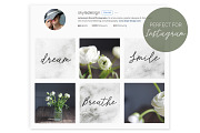 Stock photos, Moody white flower, a Print Template by Angele Kamp (Thumbnail 2 of 6)