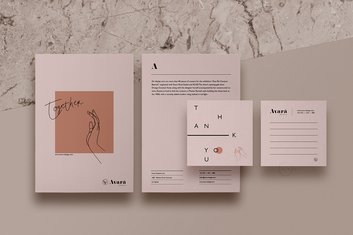Brand Stationery Pack • Avarä, a Stationery Template by Nonola (Photo 5 of 9)
