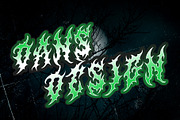 SATRUNS Metal Blackletter Horror, a Blackletter Font by dansdesign (Thumbnail 9 of 18)
