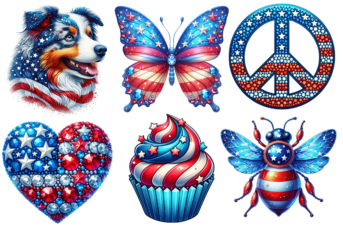 American Design png Bundle, an Illustration by Designworld (Photo 2 of 4)