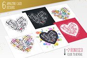 Inspirational Heart Quote (+Bonus), an Object Graphic by Olly Molly (Thumbnail 5 of 5)