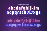 NIGHTIES - Neon Light Party Font, a Sans Serif Font by Hamz Studio (Thumbnail 5 of 11)