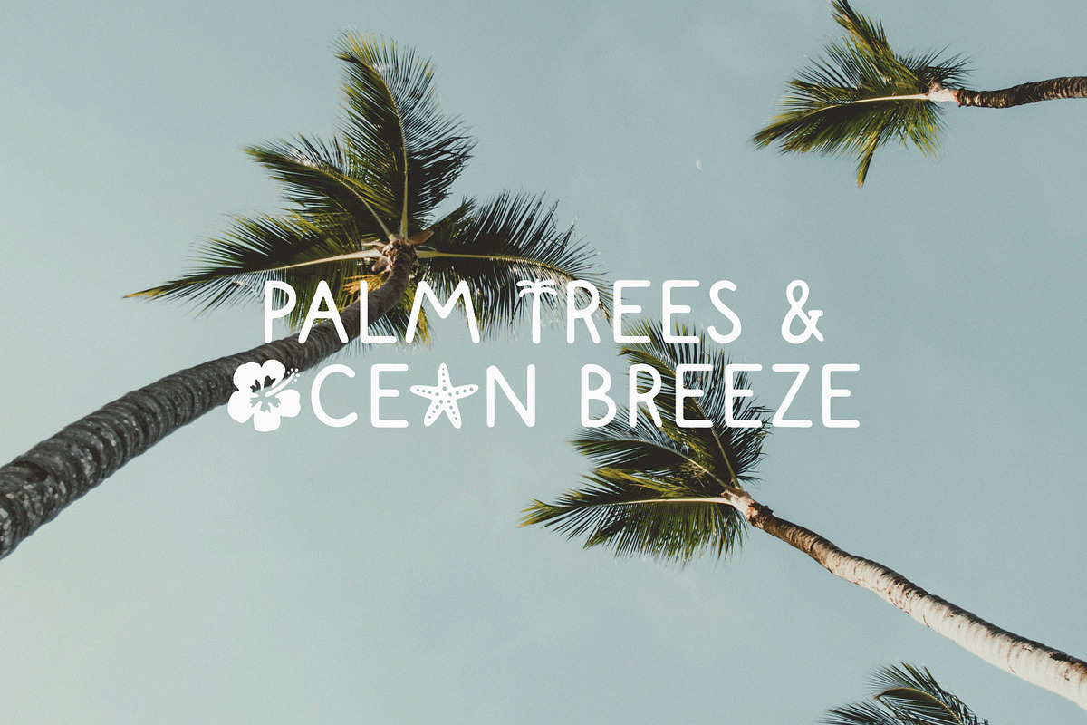 Coastal Paradise - Cute Summer Font, a Handwritten Font by simpleblues (Photo 8 of 12)