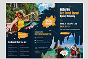 Travel Trifold Brochure Template, a Brochure Template by MightyDesign (Thumbnail 4 of 7)