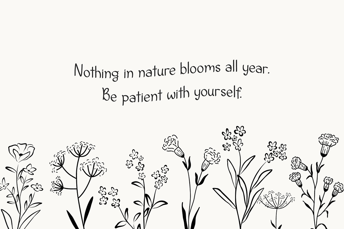 Wildflower Dreams Font & Flowers, a Handwritten Font by Kaya Fonts (Photo 20 of 20)