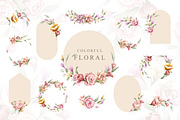 Colorful Florals with Alphabet set, an Object Graphic by Yorda Studio (Thumbnail 5 of 15)