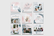 Aesthetic Watercolor Wedding IG, a Social Media Template by Azruca (Thumbnail 2 of 9)