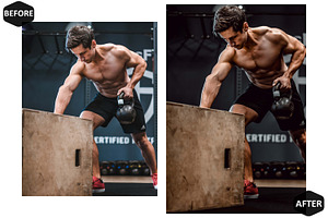 12 Fitness Club Photoshop Actions