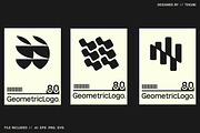 Geometric Logo Pack, a Solid Icon by Tekuni (Thumbnail 12 of 14)