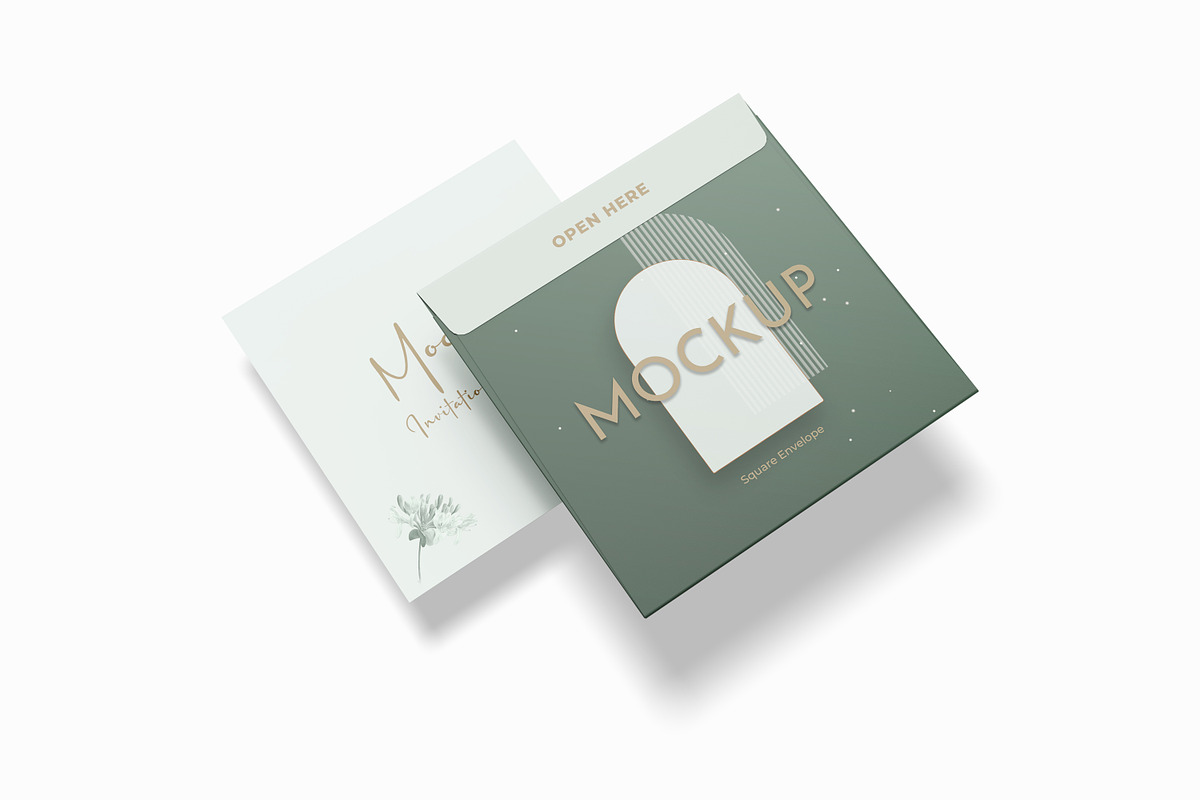 Realistic Envelope Mockup, a Packaging Mockup by Kenrichi (Photo 1 of 2)
