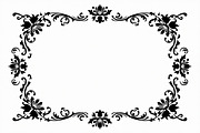Decorative Frame Vector Bundle, an Illustration by yasushie (Thumbnail 6 of 9)