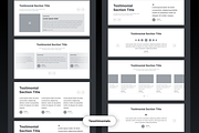 Unique Website Sections Kit in Figma, a Wireframe Template by nwdigitalstore (Thumbnail 8 of 14)