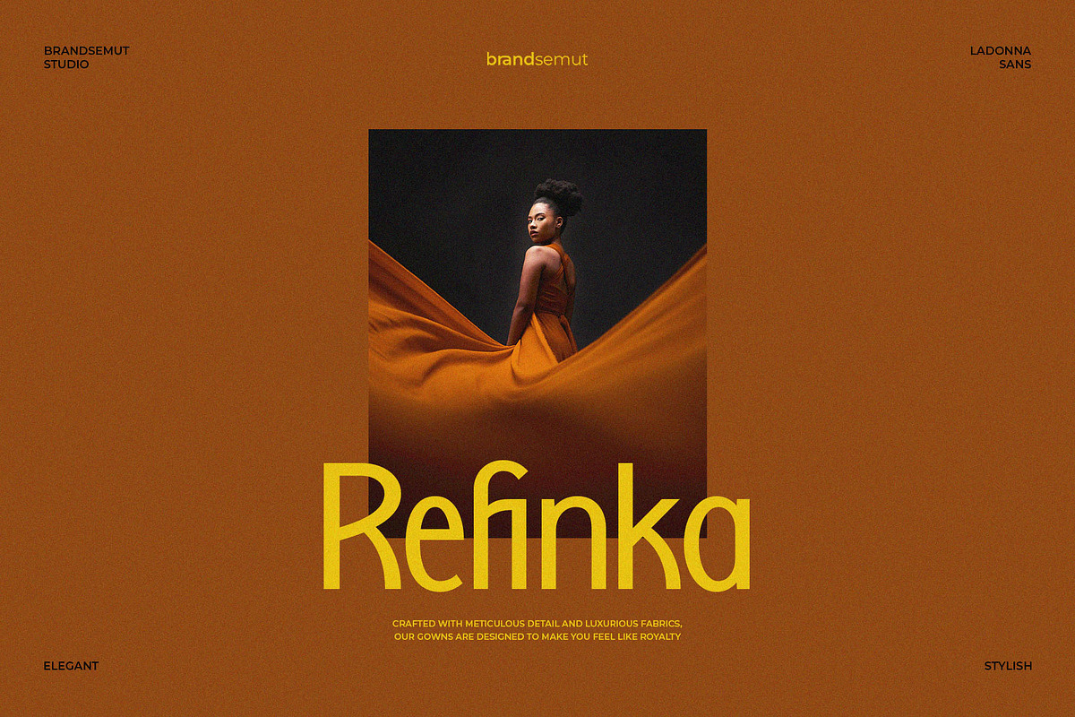 Ladonna – Display Sans Serif, a Sans Serif Font by BrandSemut (Photo 6 of 8)