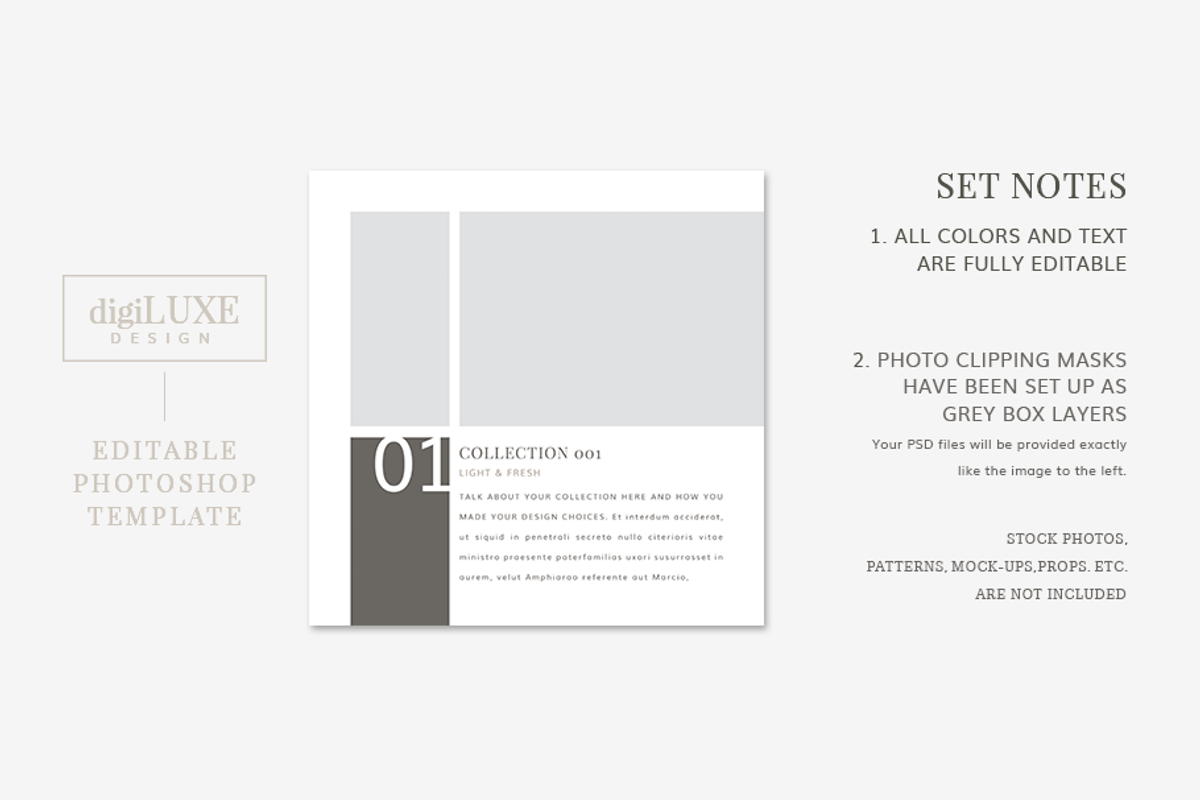 Modern Fashion Design Lookbook, a Magazine Template by Digiluxe (Photo 2 of 5)