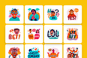 Gen Z Reaction Stickers, an Emoji Icon by Creative Stall (Thumbnail 9 of 9)