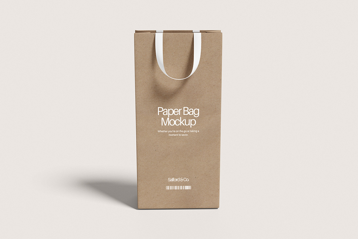 Paper Bag Mockup, an Advertising Mockup by swsi-studio (Photo 2 of 5)