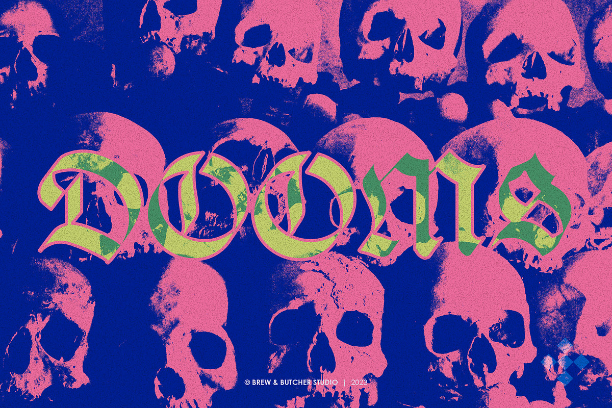 Morthao | Blackletter, a Blackletter Font by Brew & Butcher Studio (Photo 5 of 8)