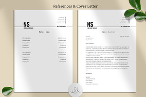 Minimal Resume Template Cover Letter