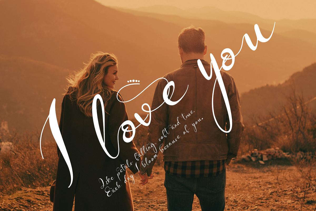 Ancient Wedding - Script Font, a Script Font by 177Studio (Photo 8 of 8)