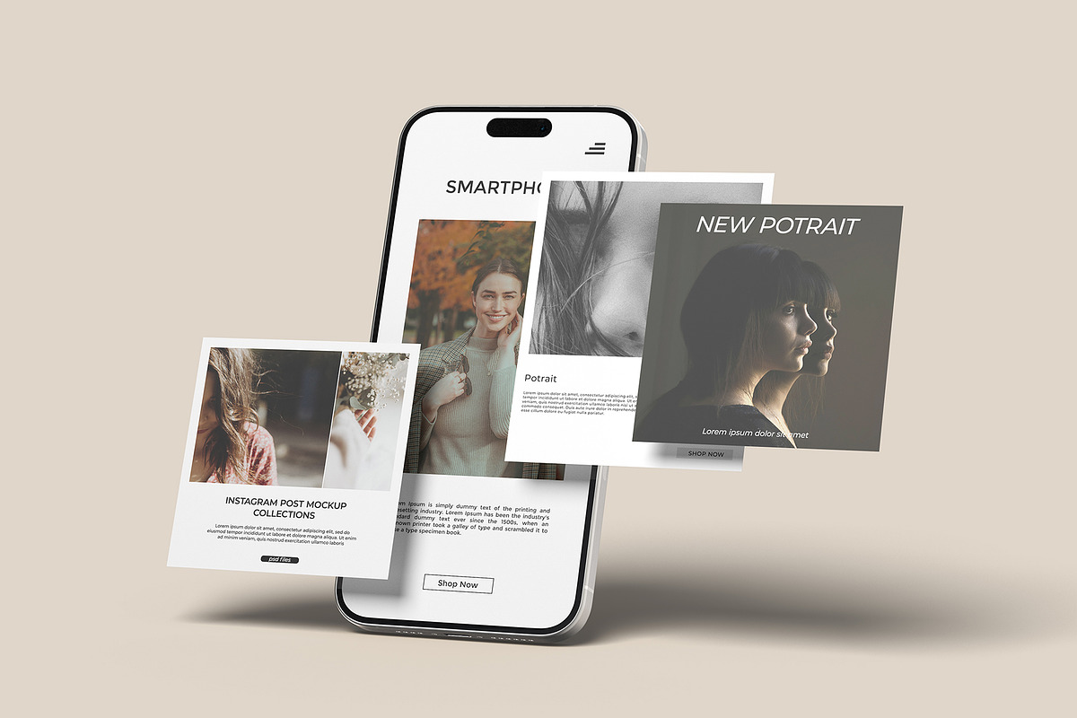 Instagram Post Mockup, a Wearable Device Mockup by graphicpages (Photo 8 of 15)
