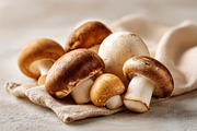 Variety of mushrooms on stone surface, a Food & Drink Photo by AlyaAnd (Thumbnail 2 of 2)